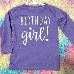 Girls 2T Long Sleeve Birthday Shirt